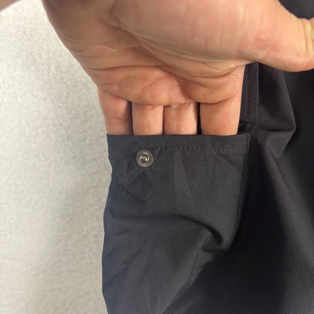 Unbranded‎ Mens Black Cargo Shorts 2XL Nylon Elastane Lightweight Utility Hiking